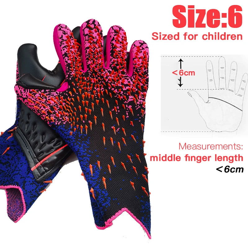 Professional Goalkeeper Gloves Adults Kids Football Latex Thickened Protection  Goalkeeper Soccer Sports Football Goalie Gloves - Slobuy