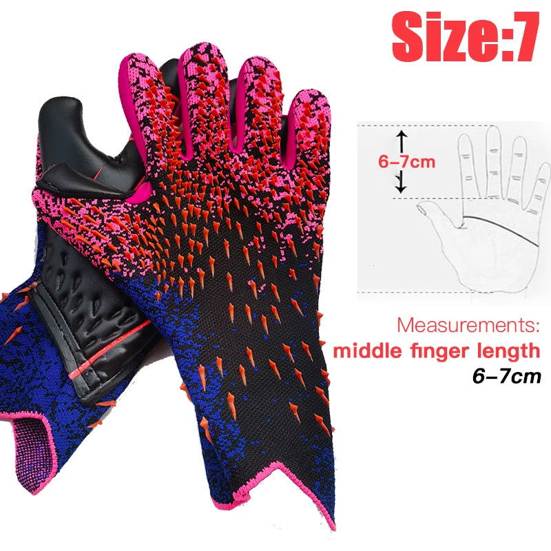 Professional Goalkeeper Gloves Adults Kids Football Latex Thickened Protection  Goalkeeper Soccer Sports Football Goalie Gloves - Slobuy