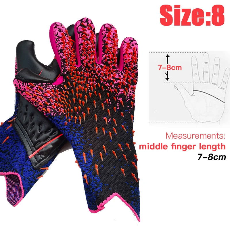 Professional Goalkeeper Gloves Adults Kids Football Latex Thickened Protection  Goalkeeper Soccer Sports Football Goalie Gloves - Slobuy