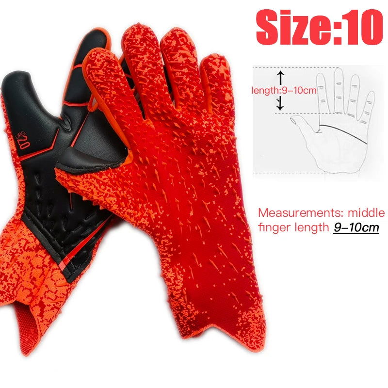 Professional Goalkeeper Gloves Adults Kids Football Latex Thickened Protection  Goalkeeper Soccer Sports Football Goalie Gloves - Slobuy