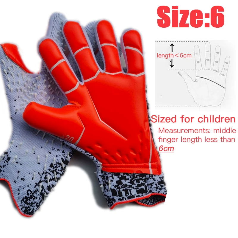Professional Goalkeeper Gloves Adults Kids Football Latex Thickened Protection  Goalkeeper Soccer Sports Football Goalie Gloves - Slobuy