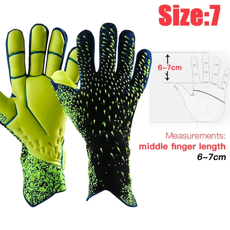 Professional Goalkeeper Gloves Adults Kids Football Latex Thickened Protection  Goalkeeper Soccer Sports Football Goalie Gloves - Slobuy