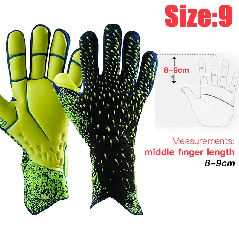 Professional Goalkeeper Gloves Adults Kids Football Latex Thickened Protection  Goalkeeper Soccer Sports Football Goalie Gloves - Slobuy
