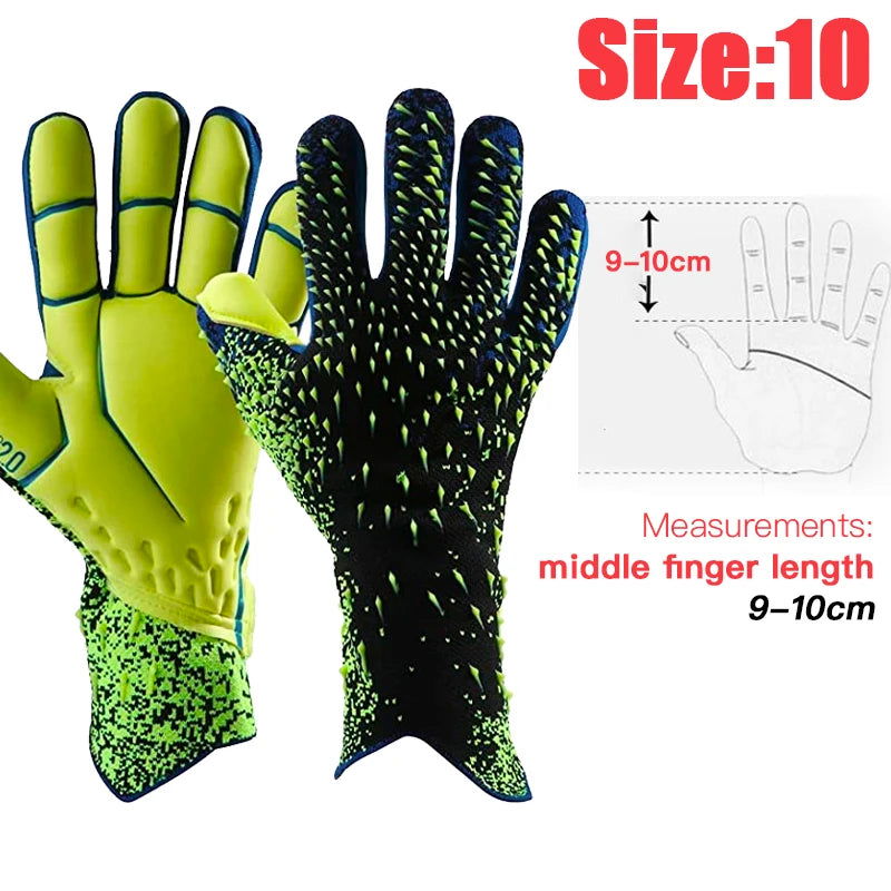 Professional Goalkeeper Gloves Adults Kids Football Latex Thickened Protection  Goalkeeper Soccer Sports Football Goalie Gloves - Slobuy