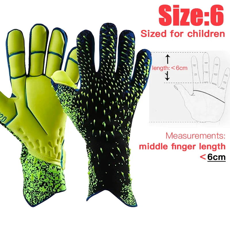 Professional Goalkeeper Gloves Adults Kids Football Latex Thickened Protection  Goalkeeper Soccer Sports Football Goalie Gloves - Slobuy