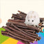 Professional Hamster Rabbit Teeth Grinding Apple Tree Stick Minerals Molar Stone Toys for Chinchilla Hamster PetToys accessories - Slobuy