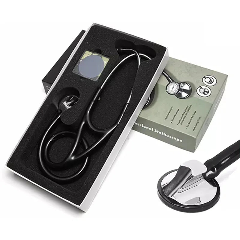 Professional Heart Lung Cardiology Stethoscope Doctor Student Medical Equipment Device Medical Doctor Single Head Stethoscope - Slobuy