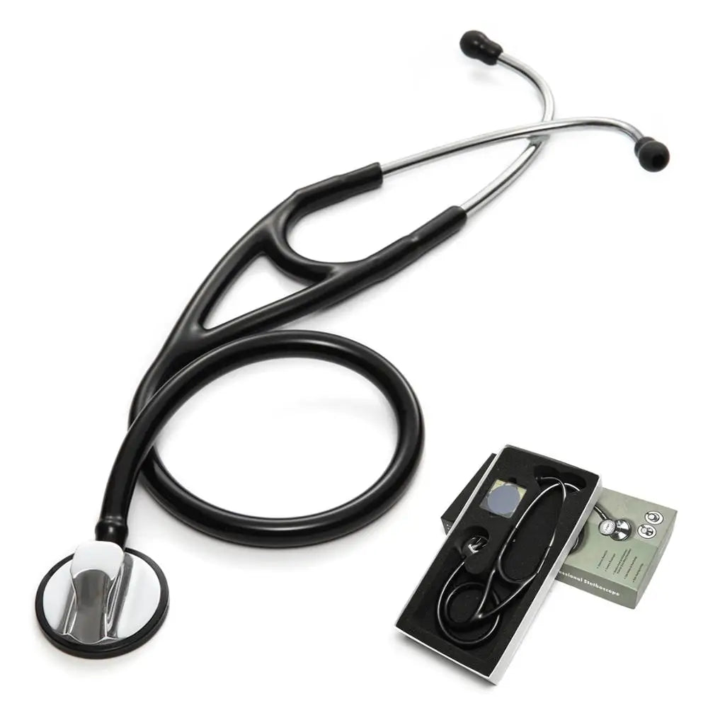 Professional Heart Lung Cardiology Stethoscope Doctor Student Medical Equipment Device Medical Doctor Single Head Stethoscope - Slobuy
