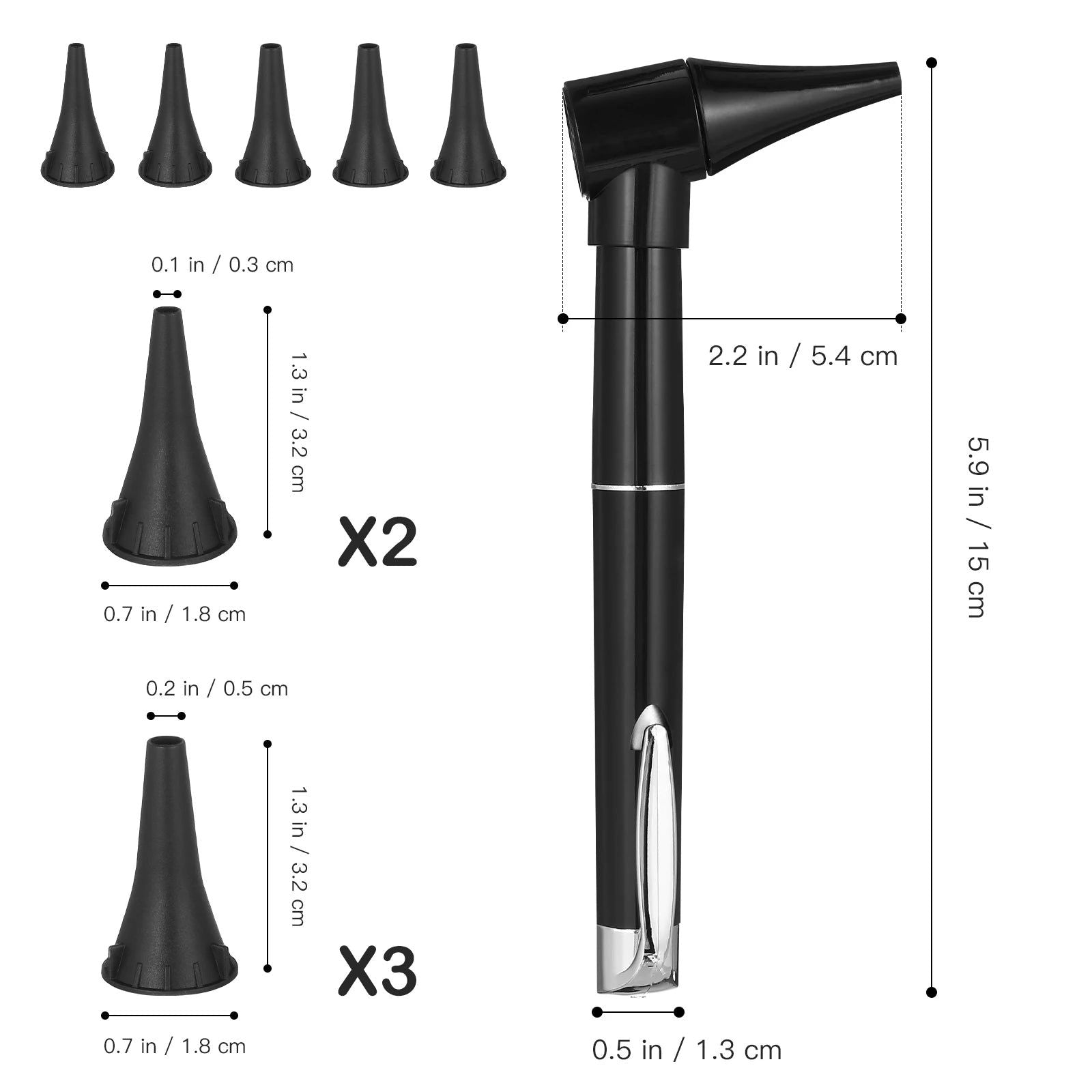 Professional Medical Otoscope Stethoscope Accessories Tool Health Equipment Pen Simple Otoscope Equipment Medical Teaching Tools - Slobuy