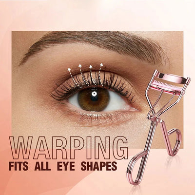 Professional Rose Gold Eyelash Curler Eyelash Cosmetics Makeup Tools Ladies Accessories Quick Styling Compact Portable - Slobuy