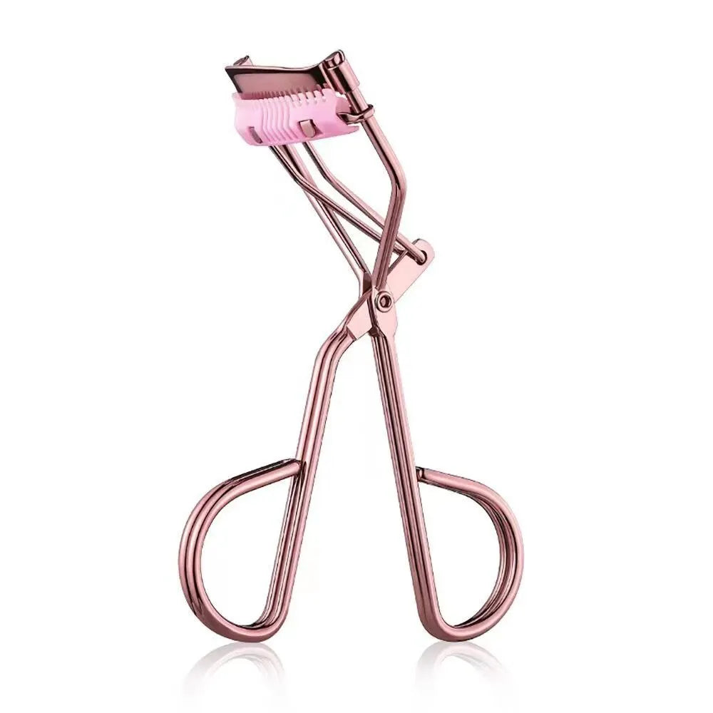 Professional Rose Gold Eyelash Curler Eyelash Cosmetics Makeup Tools Ladies Accessories Quick Styling Compact Portable - Slobuy