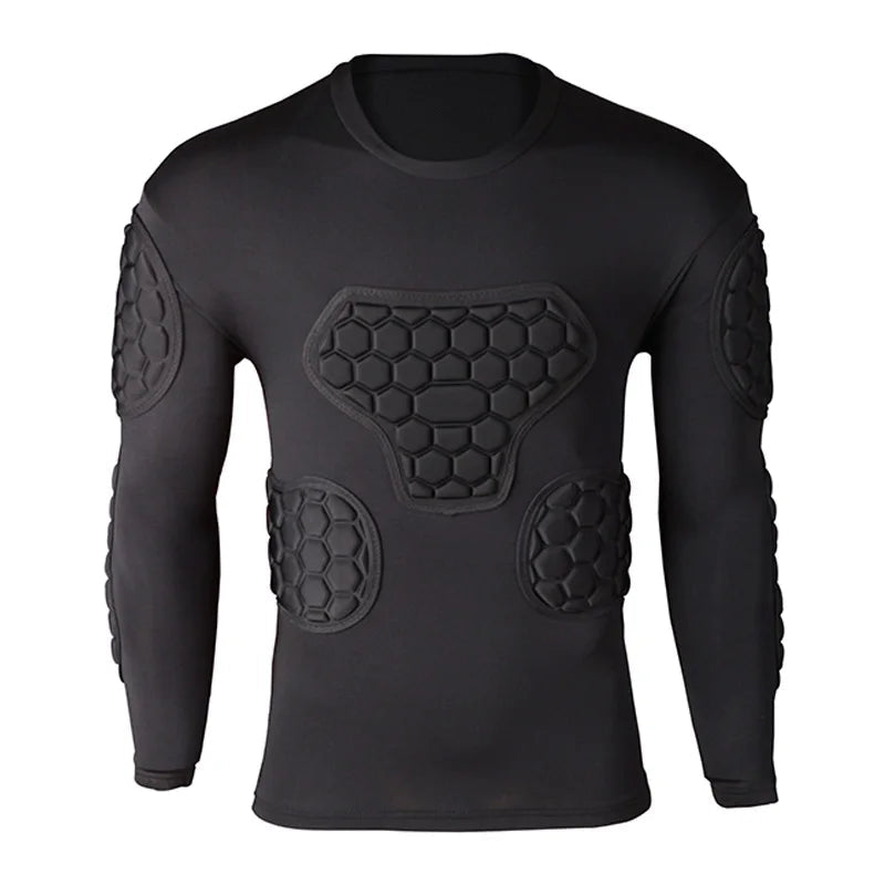 Professional goalkeeper armor uniforms football goalkeeper jerseys thicken EVA sponge elbow goalkeeper sports uniforms - Slobuy