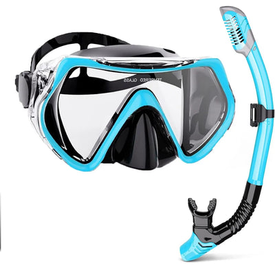 Professional scuba diving mask snorkeling suit adult silicone skirt anti-fog goggles swimming equipment - Slobuy