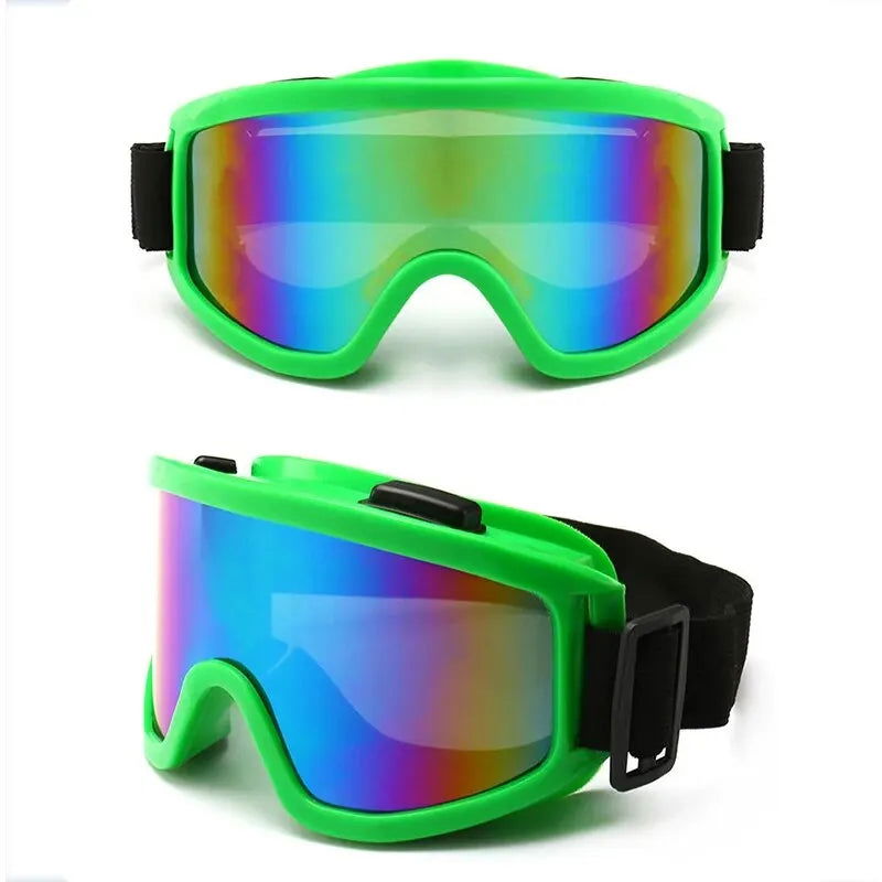 Protective Glasses Motorcycle Helmet Outdoor Sports Windproof Dustproof Eye Glasses Ski Snowboard Goggles Motocross Riot Contr - Slobuy