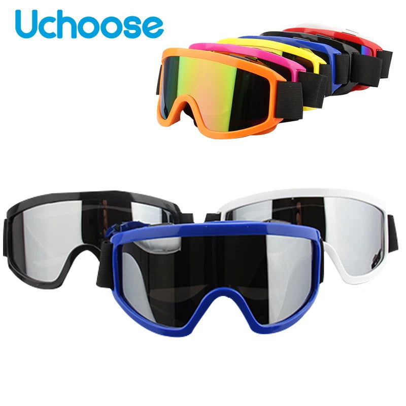 Protective Glasses Motorcycle Helmet Outdoor Sports Windproof Dustproof Eye Glasses Ski Snowboard Goggles Motocross Riot Control - Slobuy