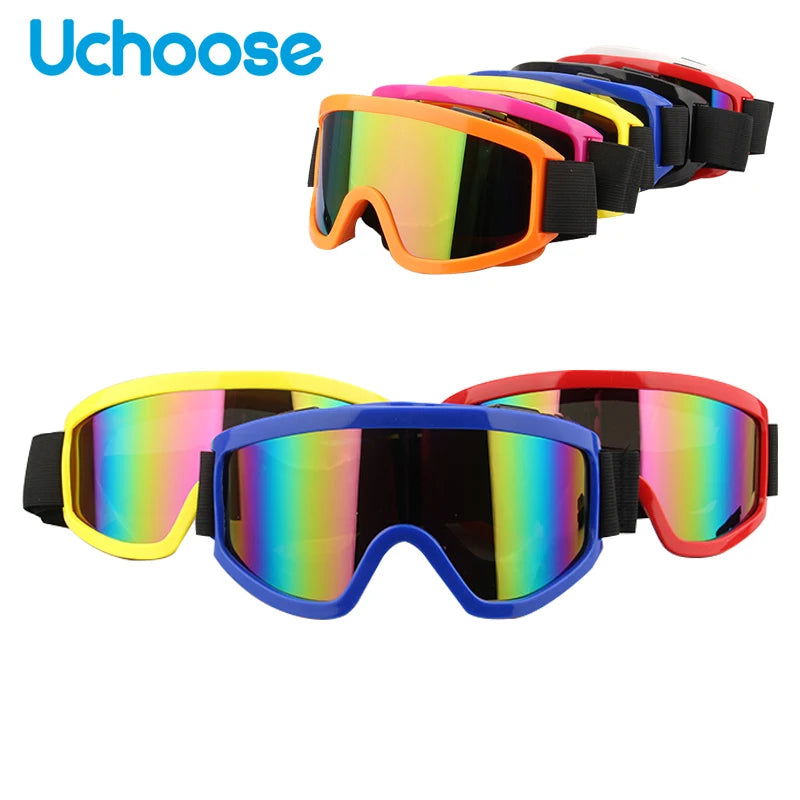 Protective Glasses Motorcycle Helmet Outdoor Sports Windproof Dustproof Eye Glasses Ski Snowboard Goggles Motocross Riot Control - Slobuy