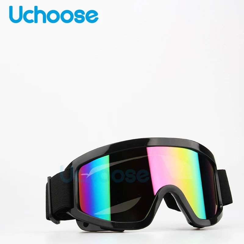 Protective Glasses Motorcycle Helmet Outdoor Sports Windproof Dustproof Eye Glasses Ski Snowboard Goggles Motocross Riot Control - Slobuy