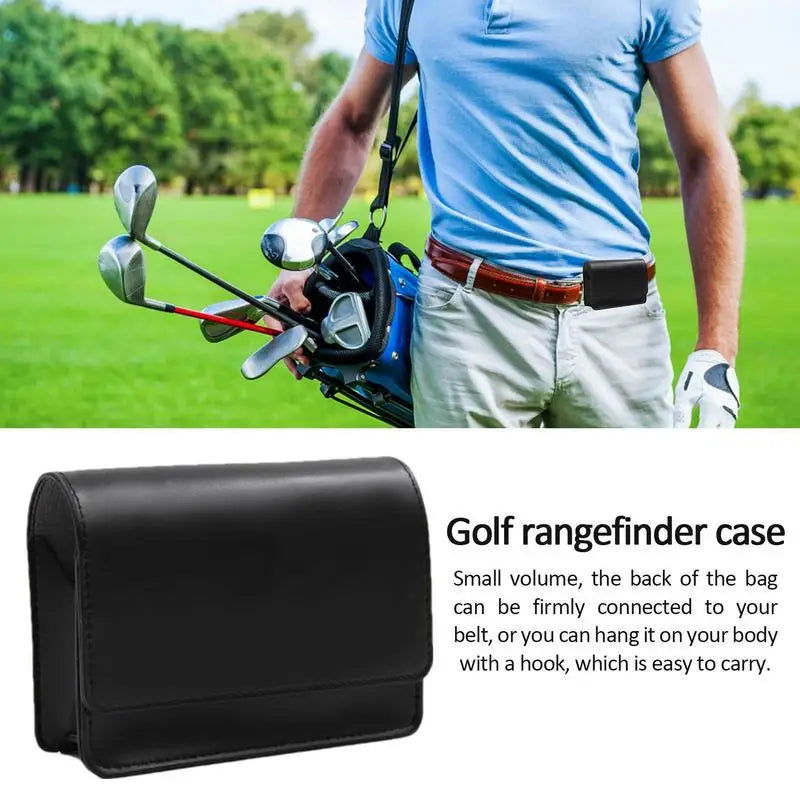 Protective Golf Rangefinder Bag Golf Rangefinder Package PU Protection Golf Rangefinder Case Pouch For Golf Accessories - Slobuy