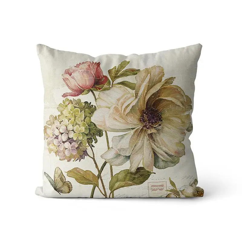 Provence Kissen Lavender Decorative Throw Pillow Sofa Cushion Cover Personalized Floral - Slobuy