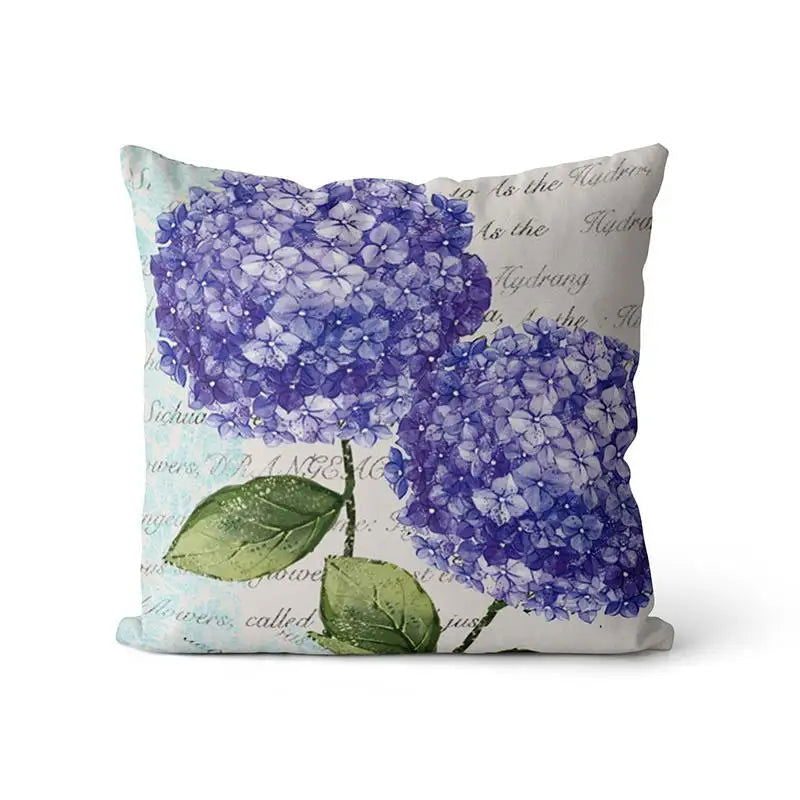 Provence Kissen Lavender Decorative Throw Pillow Sofa Cushion Cover Personalized Floral - Slobuy