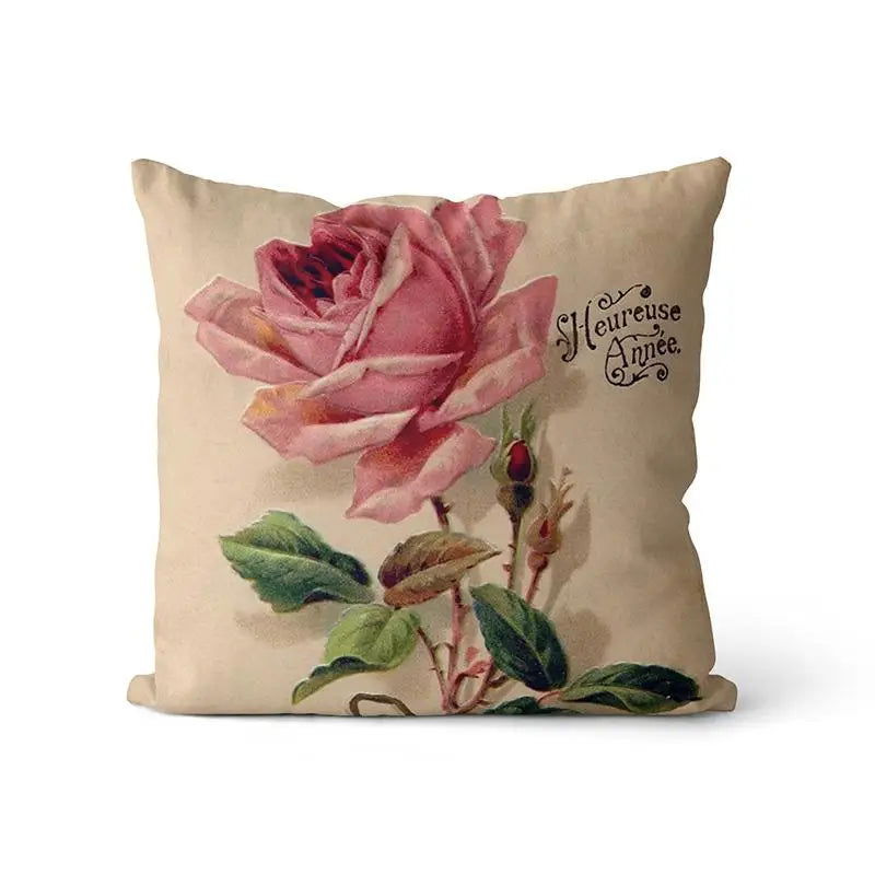 Provence Kissen Lavender Decorative Throw Pillow Sofa Cushion Cover Personalized Floral - Slobuy