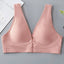 Pure Cotton Nursing Bra Women's Breastfeeding Maternity Underwear Women Pregnancy Plus Size Bralette Gather Crop Top Women - Slobuy