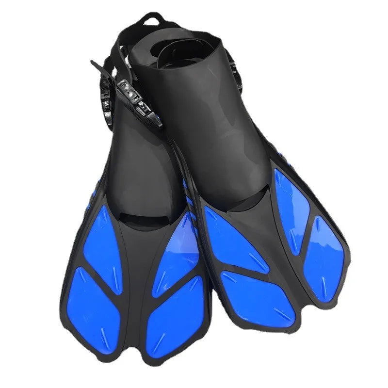 QYQ  Frog Shoes Adult  Fins with Adjustable Buckles Open Heels Designed for Snorkeling Scuba  Diving - Slobuy