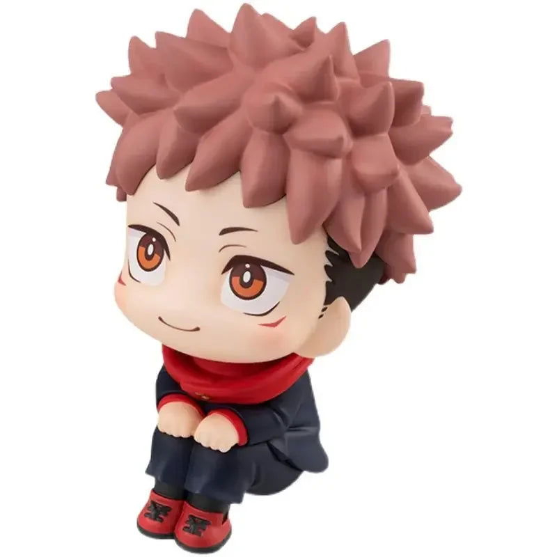 Q Version Anime Figure Gojo Satoru Children Toys Handheld Office Fushiguro Megumi Anime Action Figures Ornaments Jujutsu Kaisan - Slobuy