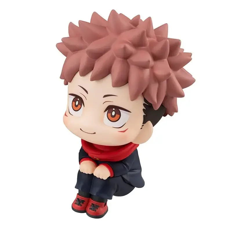 Q Version Anime Figure Gojo Satoru Children Toys Handheld Office Fushiguro Megumi Anime Action Figures Ornaments Jujutsu Kaisan - Slobuy