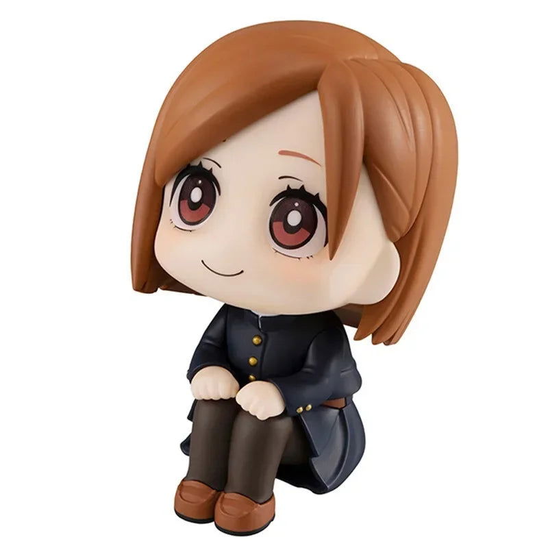 Q Version Anime Figure Gojo Satoru Children Toys Handheld Office Fushiguro Megumi Anime Action Figures Ornaments Jujutsu Kaisan - Slobuy