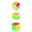 Qi Yi 3x3 Windmill Cube Magic Puzzle Brain Teaser Brushed Sticker 56mm Educational Black Twisty Stickerless Toys For Kids - Slobuy