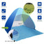 Quick Automatic Beach Tent Outdoor Beach Shade Sun Shelter Tent UPF50+ Portable Beach Canopy For Camping Fishing - Slobuy