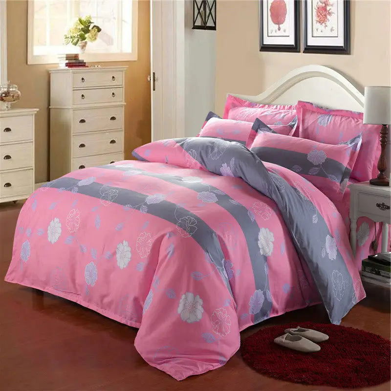 Quilt Cover1.5x2.0m Student Dormitory Single Duvet Cover Double Duvet Single Child 1.1m Lattice Plant Floral Geometric Pattern - Slobuy
