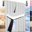 Quilted 100% Blackout Curtains for Living Room Heavy Duty Window Drapes Bedroom Winter Thick Thermal Curtains Eyelets Ready Made - Slobuy