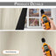 Quilted 100% Blackout Curtains for Living Room Heavy Duty Window Drapes Bedroom Winter Thick Thermal Curtains Eyelets Ready Made - Slobuy