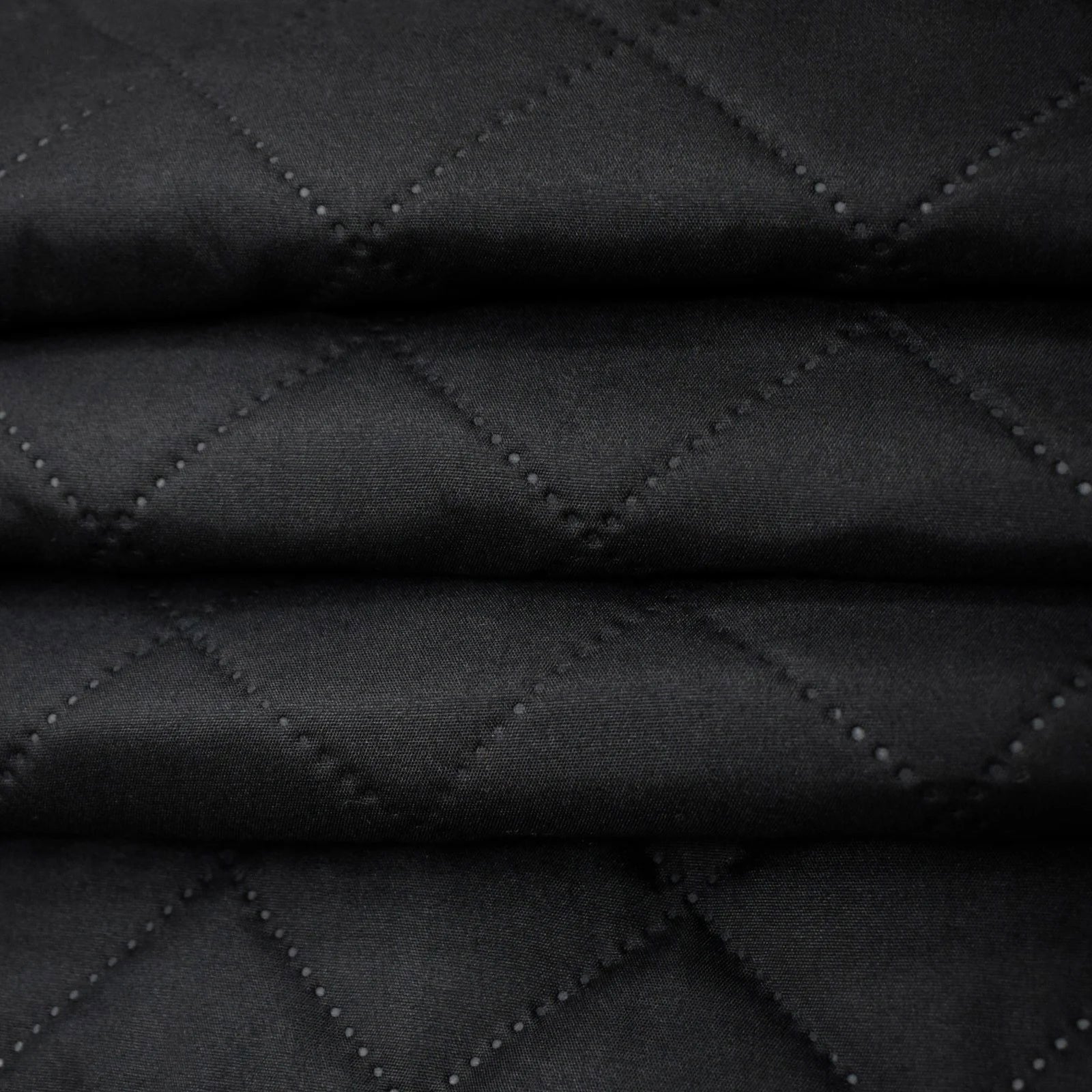Quilted 100% Blackout Curtains for Living Room Heavy Duty Window Drapes Bedroom Winter Thick Thermal Curtains Eyelets Ready Made - Slobuy
