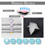 Quilted 100% Blackout Curtains for Living Room Heavy Duty Window Drapes Bedroom Winter Thick Thermal Curtains Eyelets Ready Made - Slobuy
