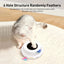 ROJECO 2 in 1 Smart Cat Toys Automatic Feather Fun Ball Toy Set For Cat Dog 5 Modes Electronic Interactive Pet Toy Accessories - Slobuy