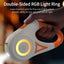ROJECO 5M Automatic Retractable Dog Leash LED Luminous Leading Fashion Light Straps For Dog Puppy Pet Flexi Walking Running Lead - Slobuy
