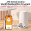 ROJECO Automatic Cat Feeder Pet Smart Cat Food Kibble Dispenser Remote Control Auto WiFi Double Feeder For Cats Dog Accessories - Slobuy