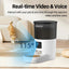 ROJECO Automatic Cat Feeder With Camera Video Cat Food Dispenser Pet Smart Voice Recorder Remote Control Auto Feeder For Cat Dog - Slobuy