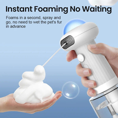ROJECO Automatic Cat Foaming Machine for Pet Dog Auto Soap Dispenser USB Rechargeable Pet Cleaning Foam Sprayer Cat Accessories - Slobuy