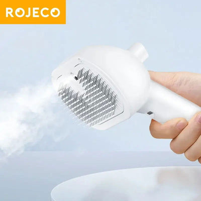 ROJECO Pet Automatic Spray Hair Comb Cat Hair Straightening Brush for Pets Dog Rechargeable Hair Removal Comb Cat Grooming Brush - Slobuy