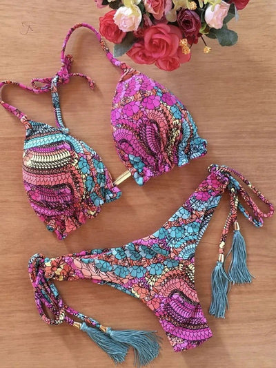 RUOTONGSEPT Bikini Women's Swimsuit 2022 New Swimwear Female Sexy Bikinis Set Push up Swimming for Bathing Suit Women Swimsuits - Slobuy