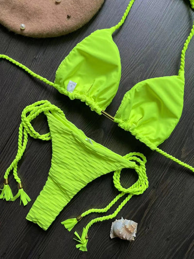 RUOTONGSEPT Sexy Bikini Set 2023 Swimsuit Women Swimwear Push Up Thong Brazilian Bathing Suit Beach Wear Biquinis Bather Female - Slobuy