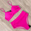 RUUHEE High Waist Bikini 2023 Woman Swimsuit Women Swimwear Bathing Suit Padded Push Up Ruched Swimsuit Women Bikini Set - Slobuy
