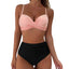 RUUHEE High Waist Bikini 2023 Woman Swimsuit Women Swimwear Bathing Suit Padded Push Up Ruched Swimsuit Women Bikini Set - Slobuy