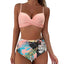 RUUHEE High Waist Bikini 2023 Woman Swimsuit Women Swimwear Bathing Suit Padded Push Up Ruched Swimsuit Women Bikini Set - Slobuy