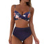 RUUHEE High Waist Bikini 2023 Woman Swimsuit Women Swimwear Bathing Suit Padded Push Up Ruched Swimsuit Women Bikini Set - Slobuy