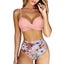 RUUHEE High Waist Bikini 2023 Woman Swimsuit Women Swimwear Bathing Suit Padded Push Up Ruched Swimsuit Women Bikini Set - Slobuy